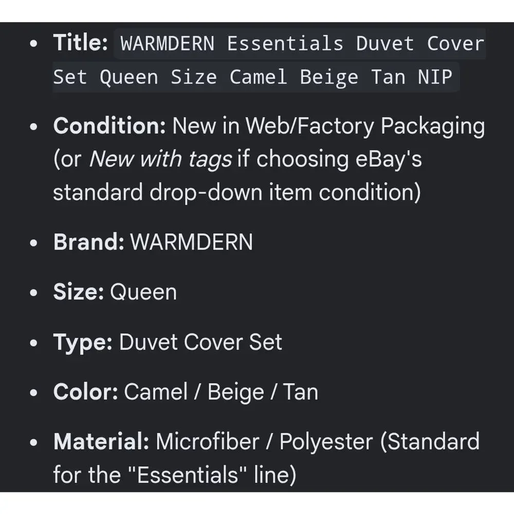 Bedsure Duvet Cover Set Queen Size Beige